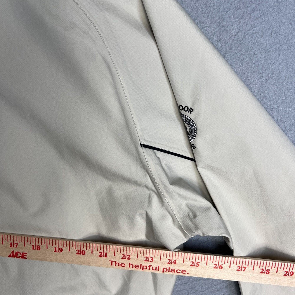FootJoy‎ DryJoys Golf Windbreaker Jacket Womans XL Beige Full Zip Lochmoor Club - Picture 8 of 10
